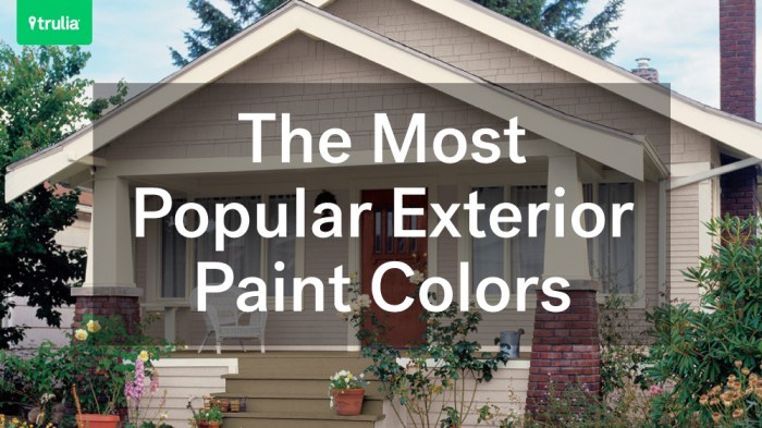 Best exterior paint colors for houses